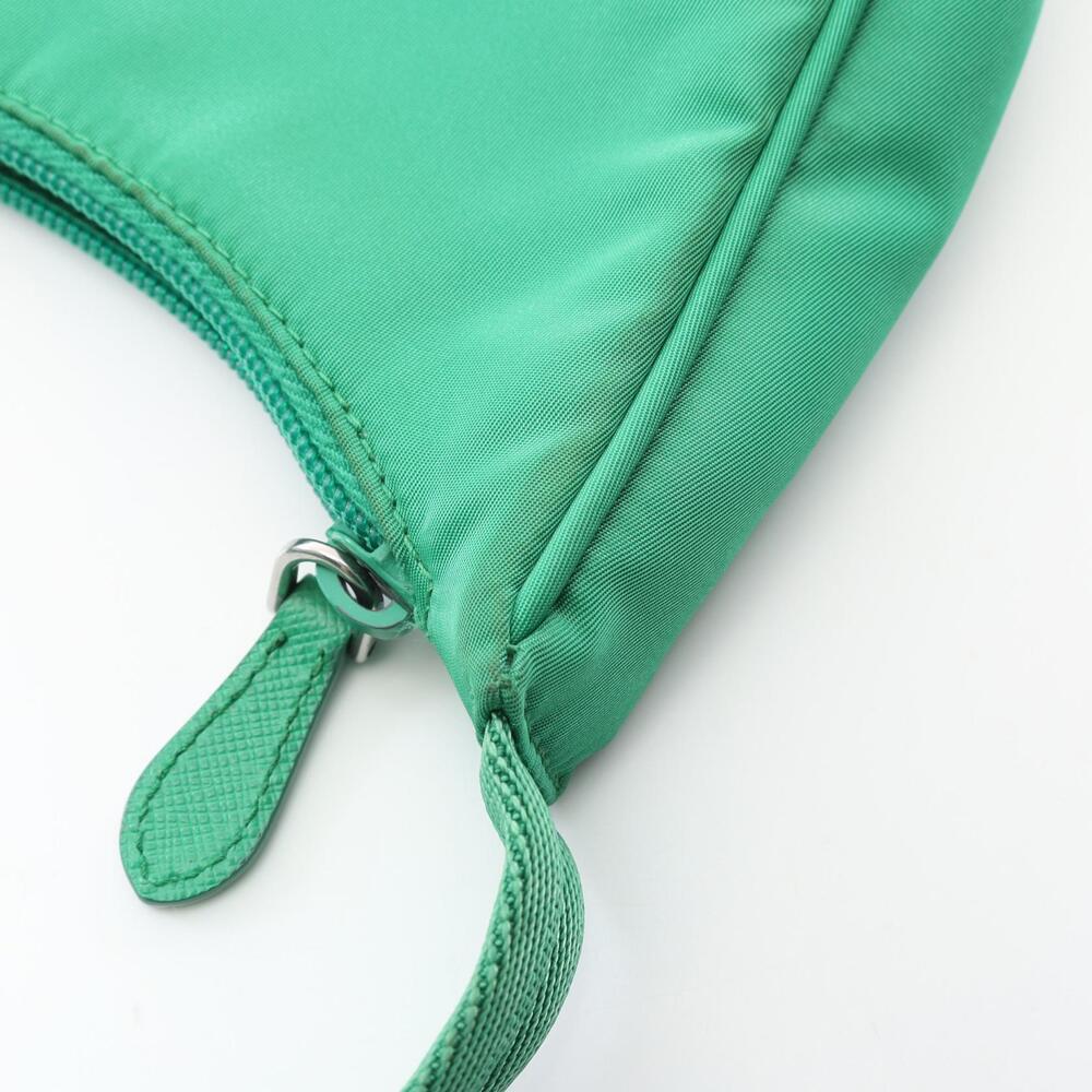 Prada Re Edition Tessuto Bag Nylon Saffiano Leather Green - Picture 7 of 9